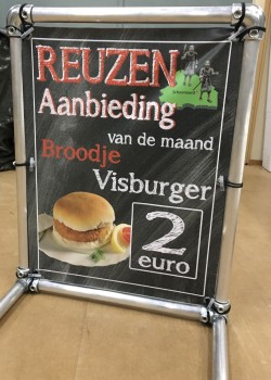 Vaandel,vlaggen,spandoeken,reclame aanhanger