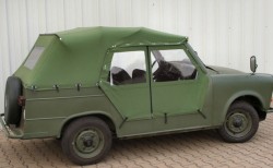 Trabant cabriolet kap,legervoertuigen,katoen polyester,vw riem,vw kous,zeilbruggen