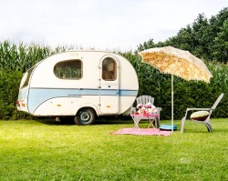 Oldtimer caravan,voortent,luifel